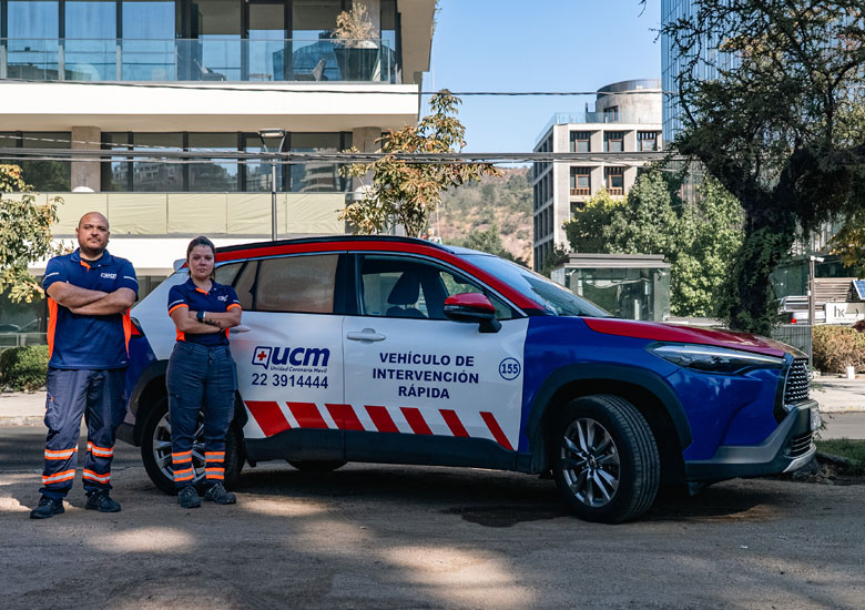 Equipo profesional de Unidad Coronaria Móvil